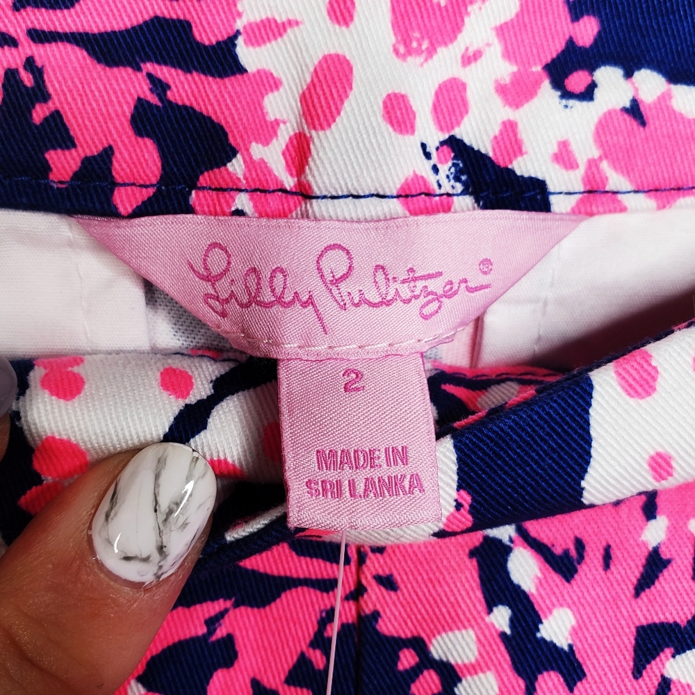 Lilly Pulitzer Hazelle Shorts Beyond the Sea - Picture 8 of 14